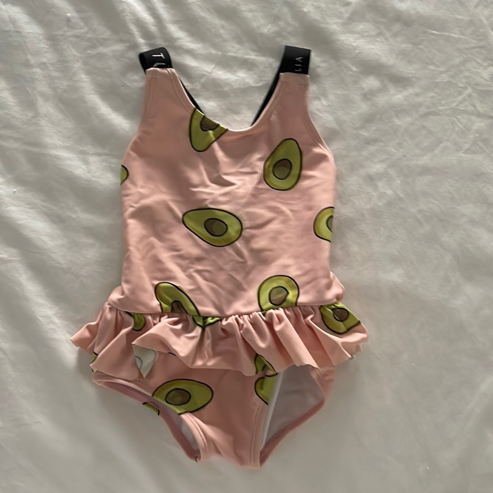 Tiny Tribe avocado print swimsuit 12M